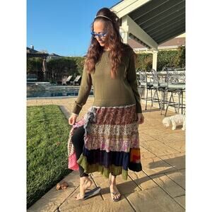 🌿Upcycled Divided Sweater Dress Maxi – Small (Fits M Too!) 🌿SAME/NEXT DAY SHIP